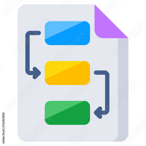 Unique design icon of hierarchy 