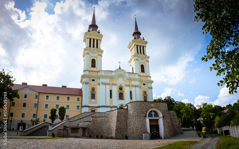 Catholic church in Radna, Romania