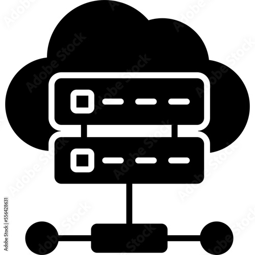 Cloud Database Icon photo