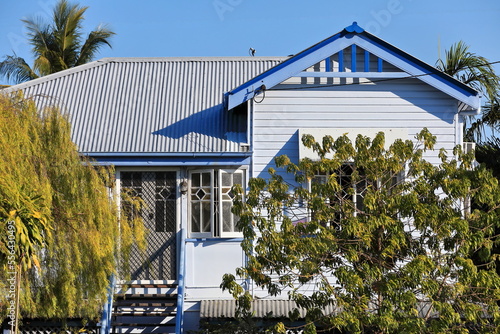 Low-set Queenslander type single house in the city centre area. Cairns-Australia-362
