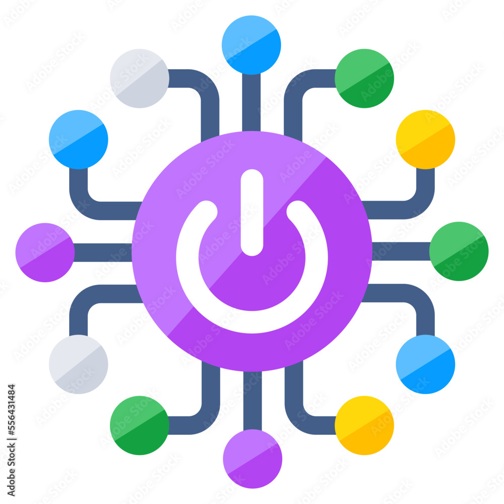 A premium download icon of power button A premium download icon of power button