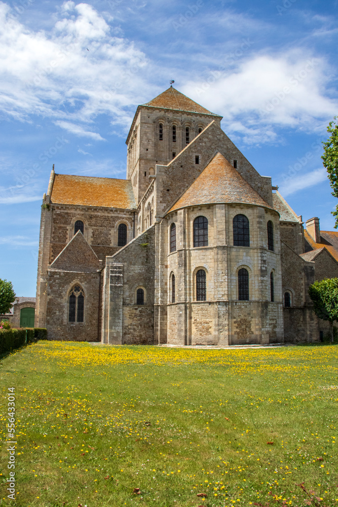 Lessay. Abbaye de la Sainte-Trinité. Manche. Normandie