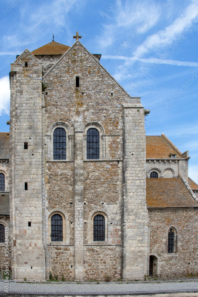 Lessay. Abbaye de la Sainte-Trinité. Manche. Normandie
