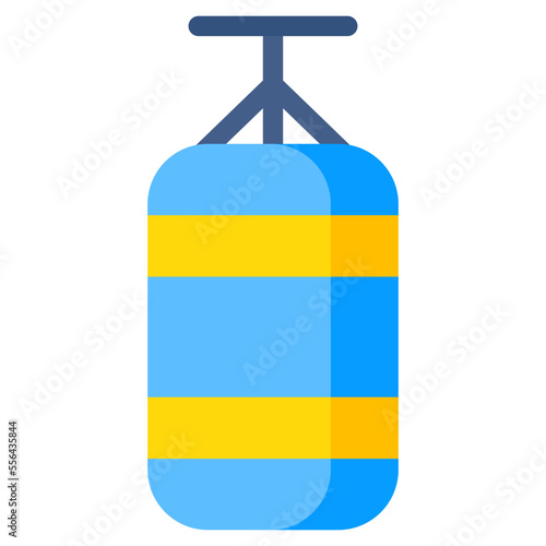 A modern design icon of punching bag