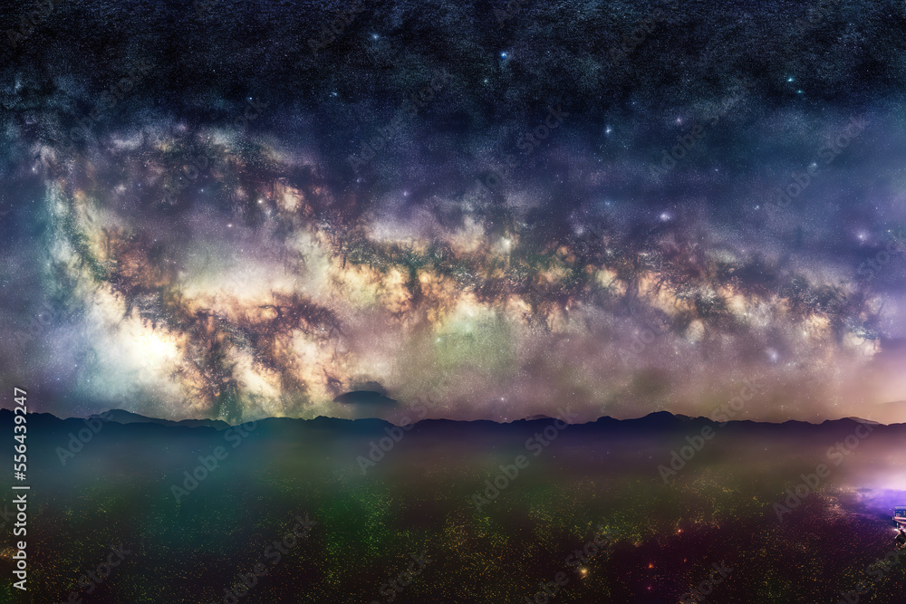 Fototapeta premium milky way good for background about science and anything 