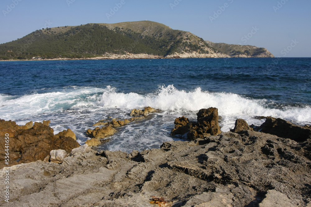 Strand und Felsenküste auf Mallorca Strand und Felsenküste auf Mallorca
