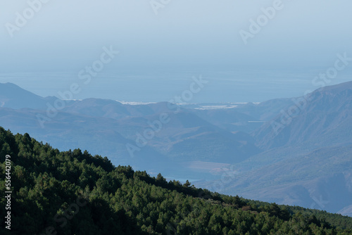 Mountainous area in the south of Granada  Spain 