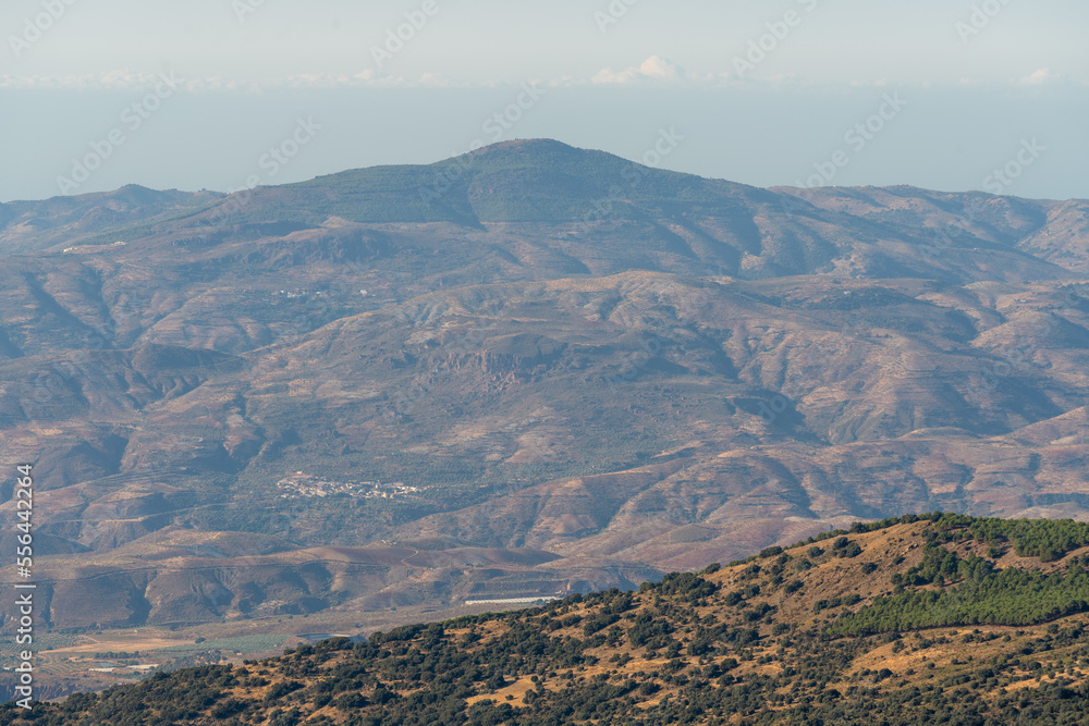 Mountainous area in the south of Granada (Spain)