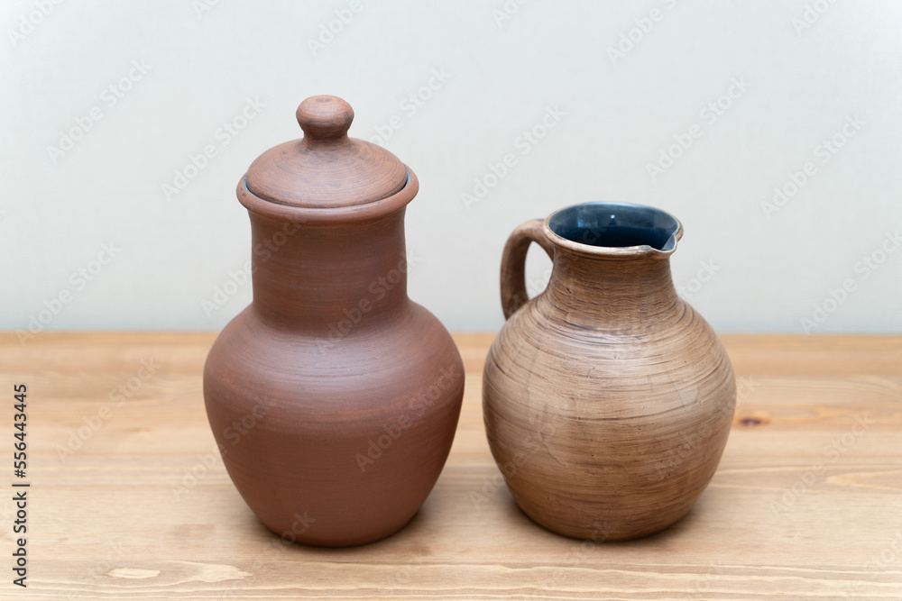 Ceramics, a ceramic product made with their own hands on a potter's wheel, a mug. Ceramics, a ceramic product made with their own hands on a potter's wheel, a mug.