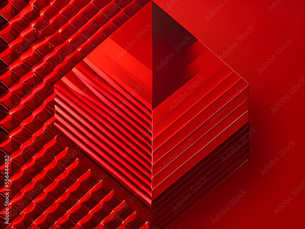 Obraz premium PPT template, Slide, Flyer, postcard, slide for brochure, booklet. Chinese red, red, background. 