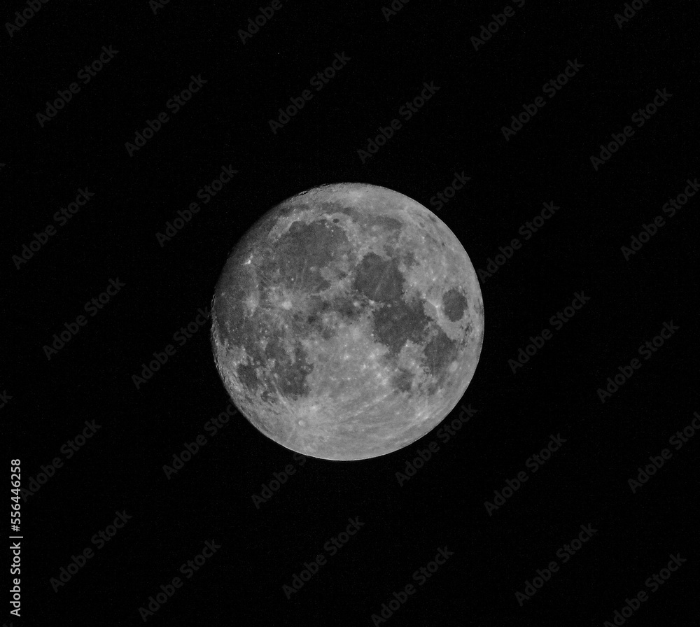 Super full moon with a dark background. Brahmanbaria, Bangladesh. Horizontal Photography. Super full moon with a dark background. Brahmanbaria, Bangladesh. Horizontal Photography.