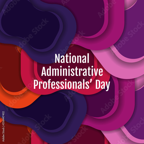 National Administrative Professionals’ Day  Vector Illustration. Suitable for greeting card poster and banner