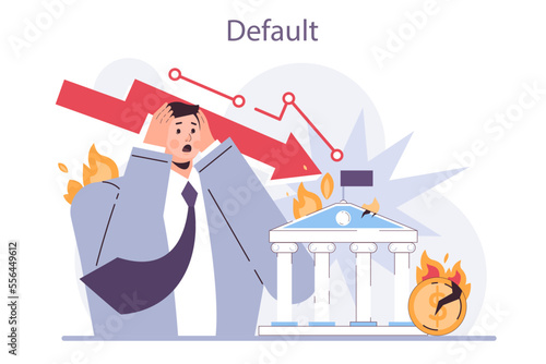 Recession effect. Default is a significant, widespread, and prolonged