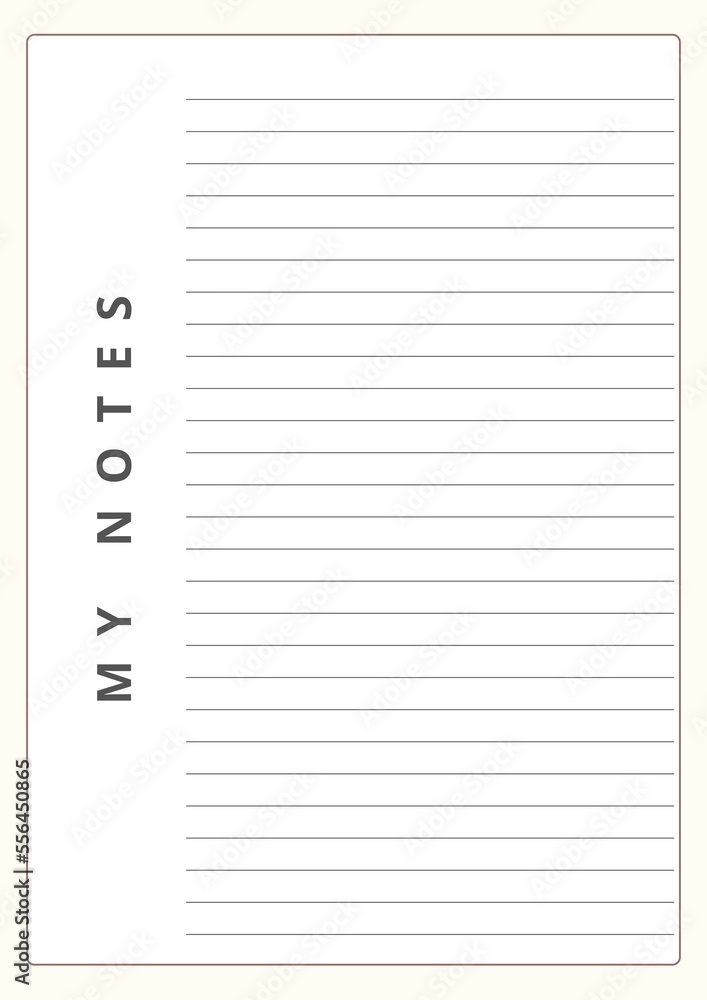 Digital Notes Templates | Goodnotes | Minimalist Digital Notes Templates | Goodnotes | Minimalist