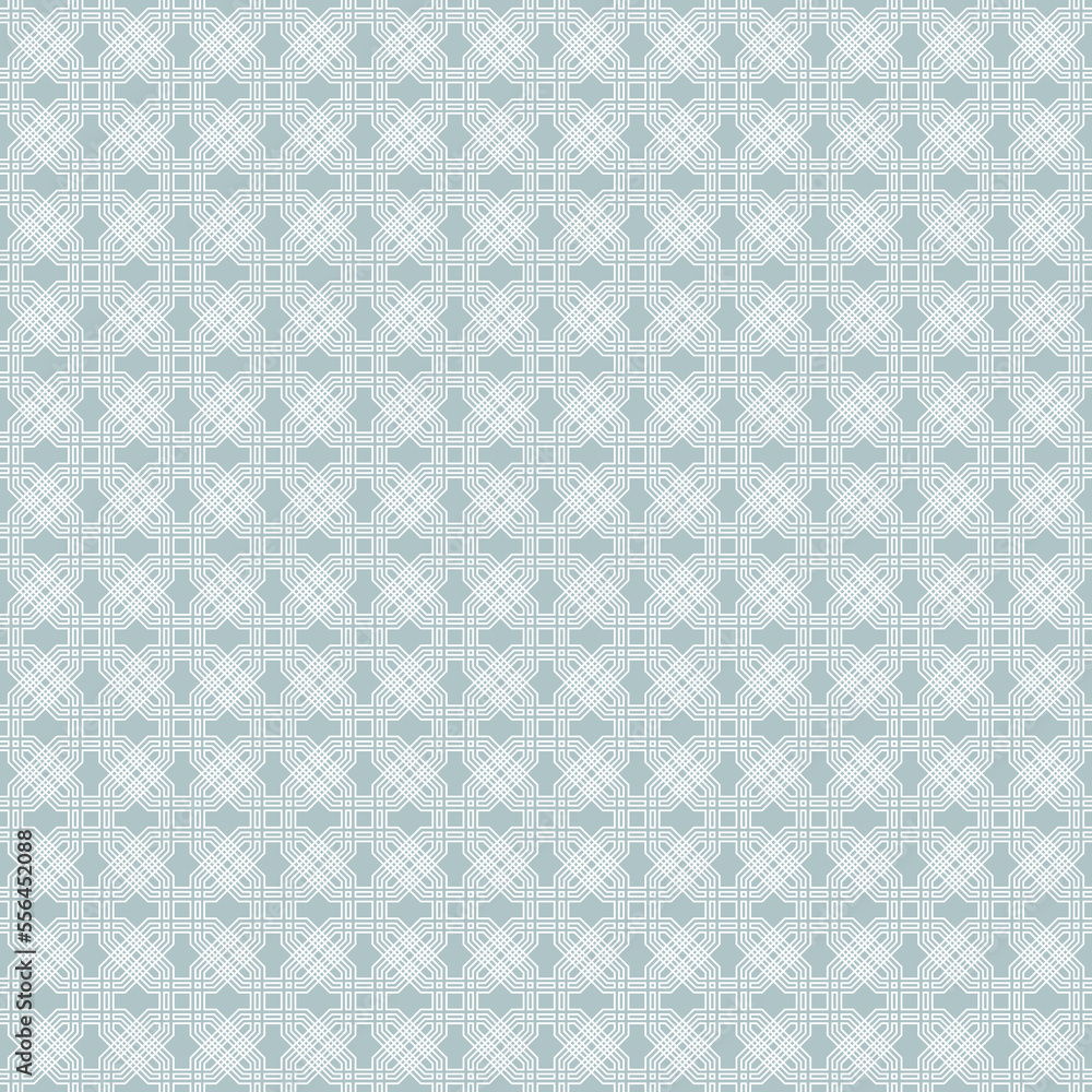 Seamless background for your designs. Modern ornament. Geometric abstract blue and white pattern