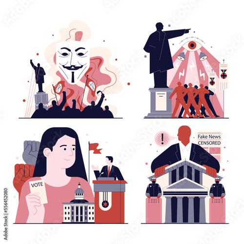 Political regimes set. Main political systems that regulate the operation