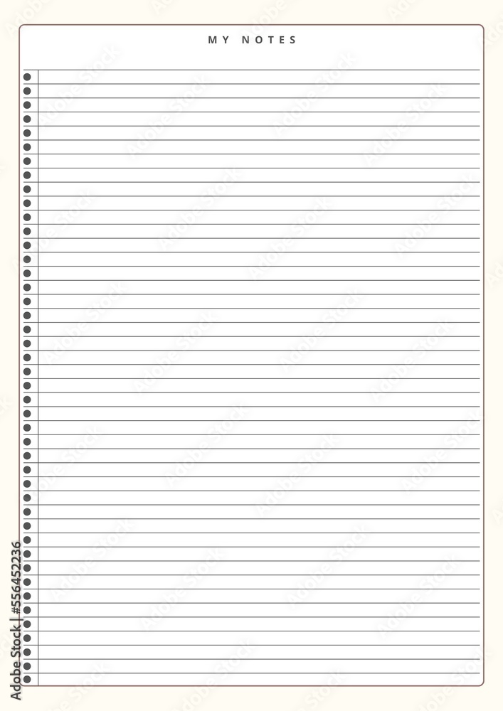Digital Notes Templates | Goodnotes | Minimalist Digital Notes Templates | Goodnotes | Minimalist