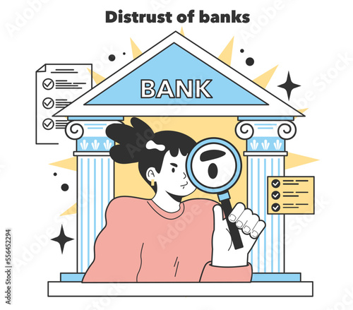 Distrust of banks for small business. Concern about starting and developing