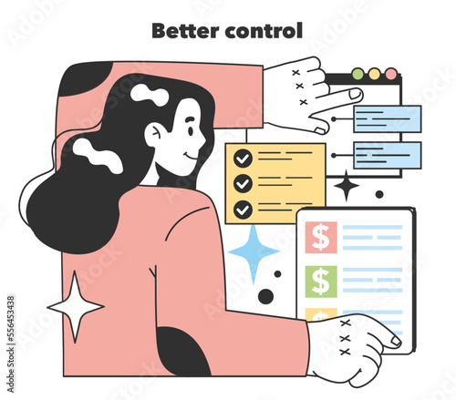 Better control as a positive aspects about starting and developing