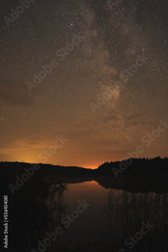 milkyway over lake
