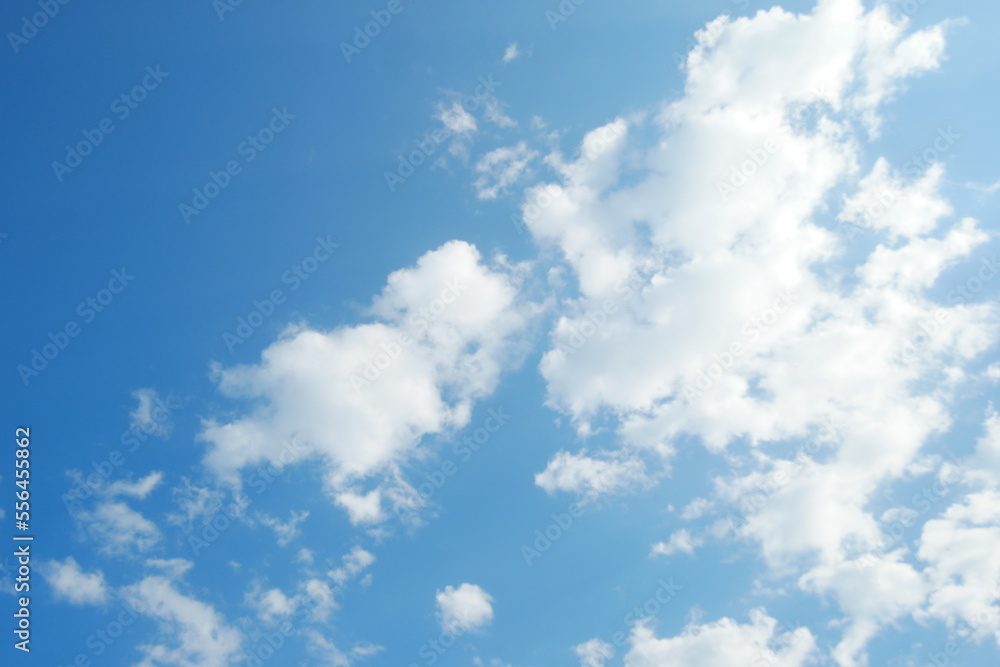 The sky is full of floating clouds. The sky is full of floating clouds.
