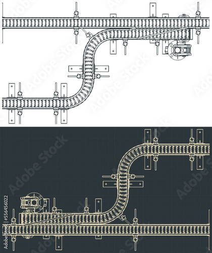Flex link conveyor blueprints