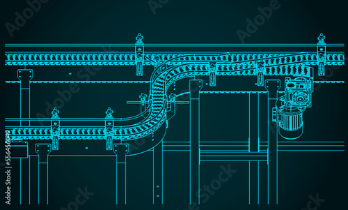 Flex link conveyor system