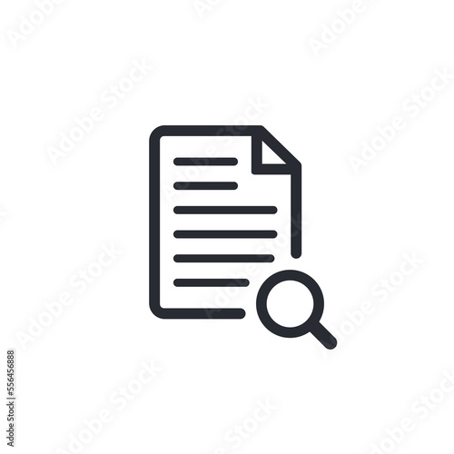 File icon. Pictogram letter. Survey. Print document. Notes. Letter. Agreement sign. Document search. File search. Document icon. Personal document. Contract. Worksheet icon. Magnifying glass. Search