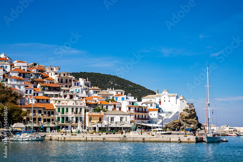Skopelos town on Skopelos island, Greece © klemen