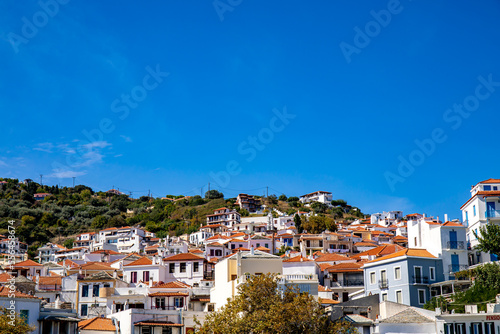 Skopelos town on Skopelos island, Greece © klemen