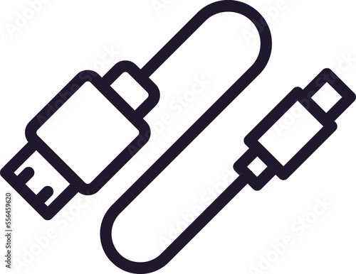Device line icon on white background