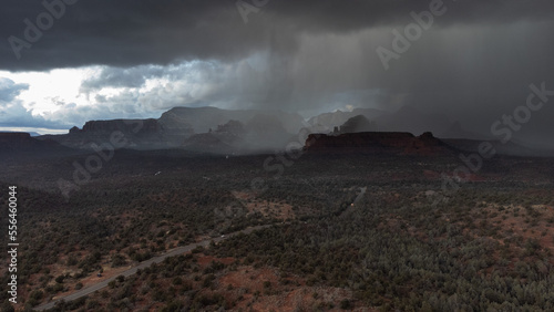 Thunderstorm over the mountain - Sedona