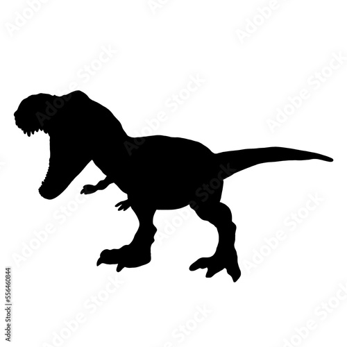 T-rex Silhouette Illustrations 