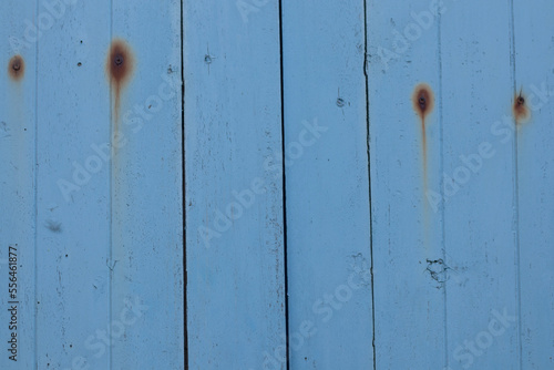 texture of blue wooden wall