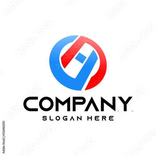Free Download h logo design template geometric shape modern concept - GFXLoad