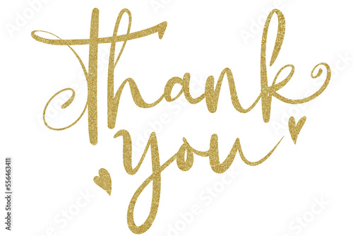 illustration of a THANK YOU font