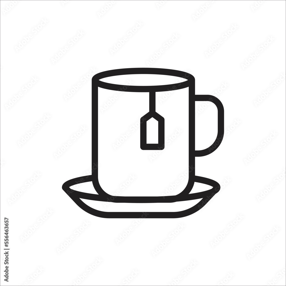 tea mug icon minimalist design art tea mug icon minimalist design art