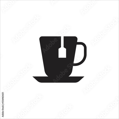 tea mug icon minimalist design art