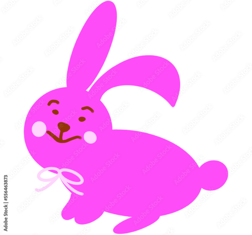 Easter pink bunny Easter pink bunny