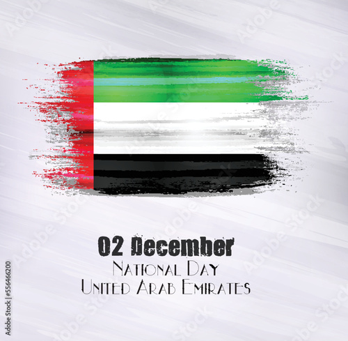 Vector illustration of United Arab Emirates,02 December,National Day