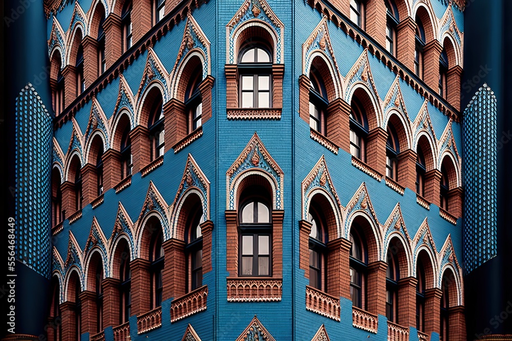 building in Hamburg, Germany stock photo Architecture, Blue, Brick, Brick House, Brown