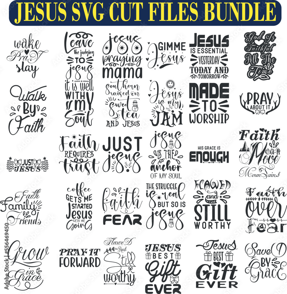 Jesus Quotes  SVG Bundle 