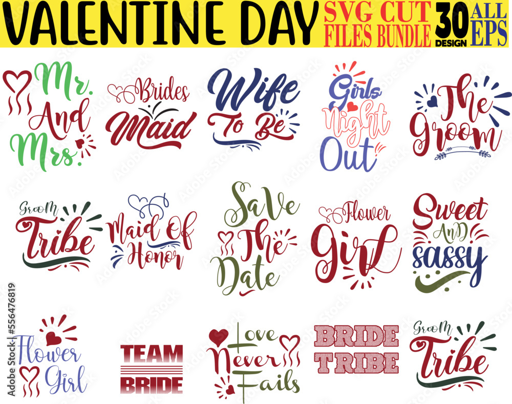 Valentines Days Quotes SVG Bundle Valentines Days Quotes SVG Bundle