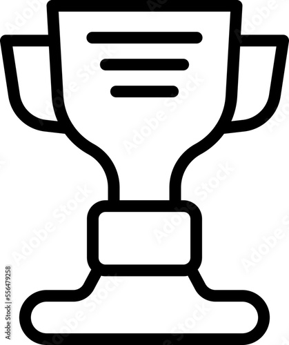 Sport cup student club icon outline vector. Study literature. Sport school