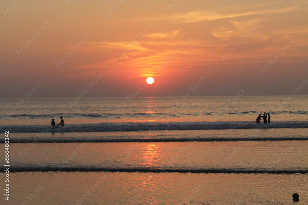 Mesmerizing sunset in west coast of India.