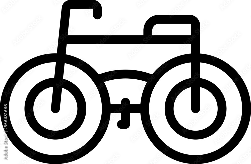 Bike travel icon outline vector. World study. Abroad culture Bike travel icon outline vector. World study. Abroad culture