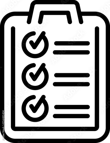 Engineer clipboard icon outline vector. Person builder. Woman worker