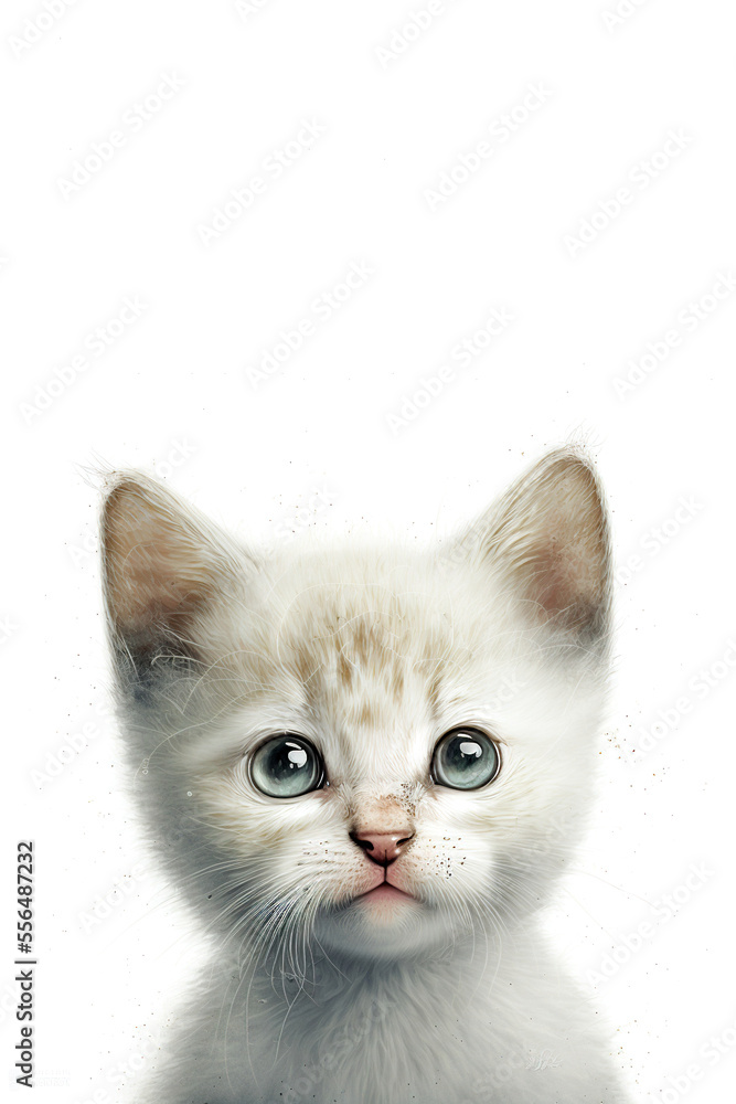 Cute kitten, Made by Al, Artificial Intelligence