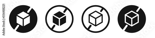 No Sugar vector set. Sugar free icon, diabetic diet concept