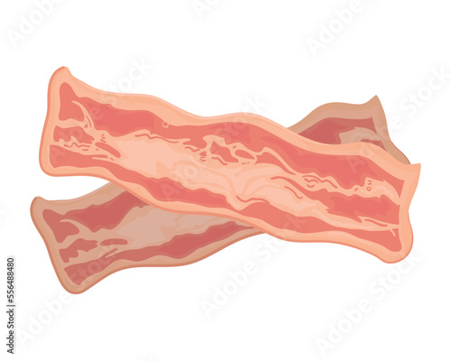 meat bacon slices